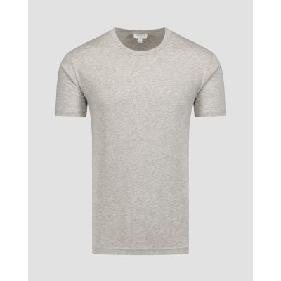 Szary t-shirt męski Sunspel
