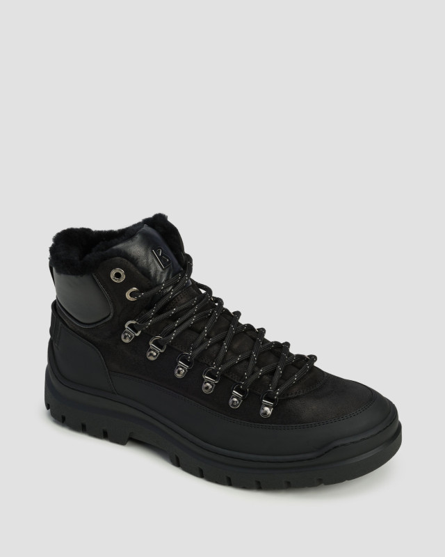 Men s studded winter boots BOGNER Bansko S 1 B black 12446513 1