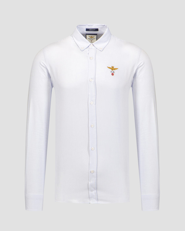 Men s blue shirt Aeronautica Militare S portofino