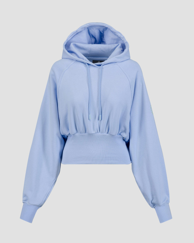 Women s blue Adidas by Stella McCartney Crop Hoodie S portofino