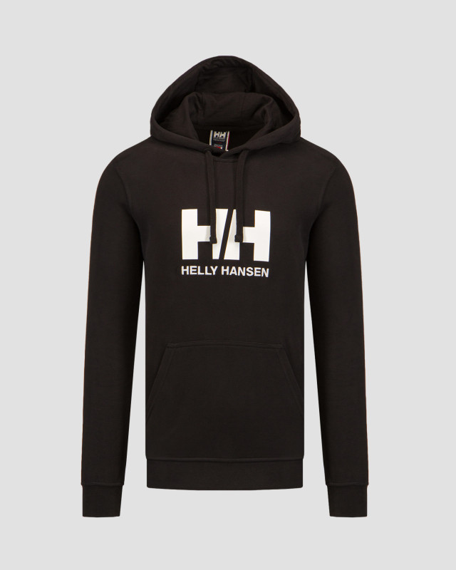 Men s black Helly Hansen HH Logo Hoodie S portofino