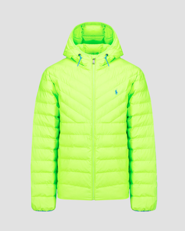 Green polo jacket men's deals