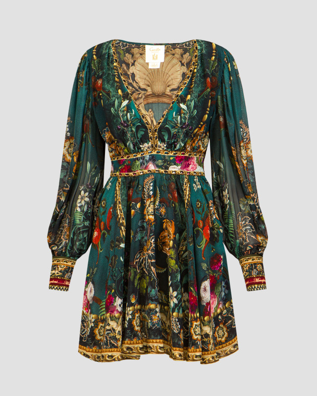 Camilla silk dress discount