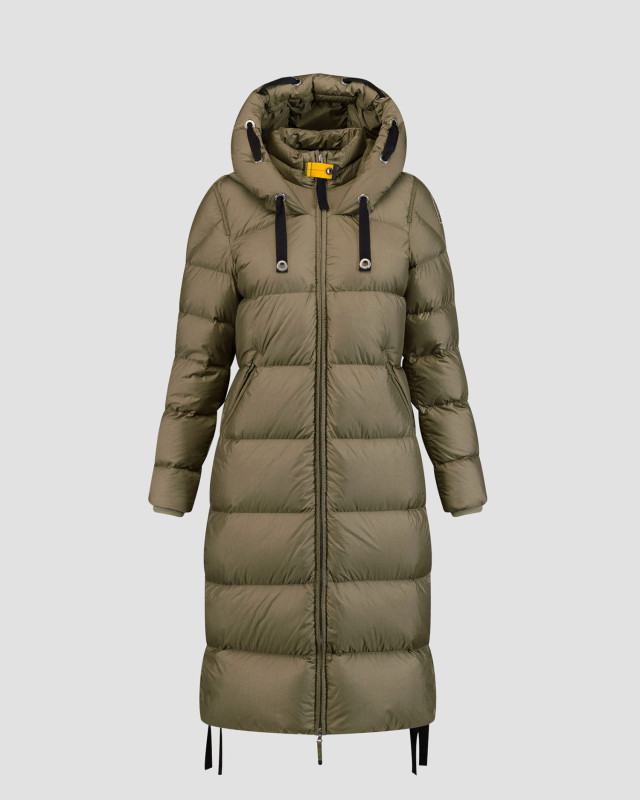 Women s green down coat Parajumpers Panda S portofino