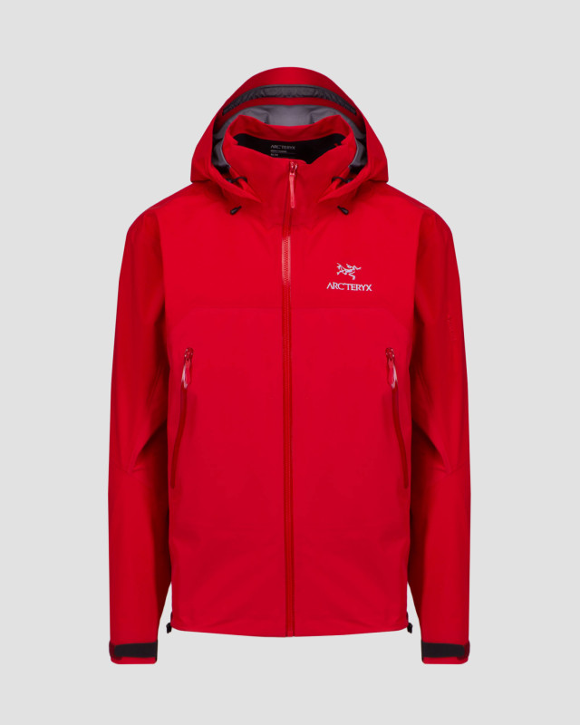 Men s red hardshell jacket Arcteryx Beta AR S portofino