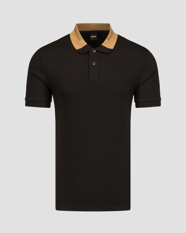 Men s black polo Hugo Boss Phillipson S portofino