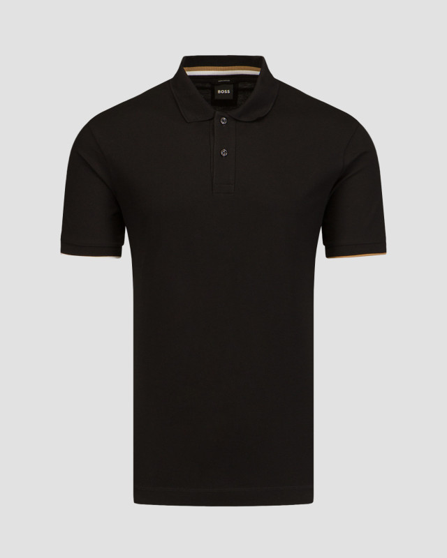 Black and white hugo boss polo sales