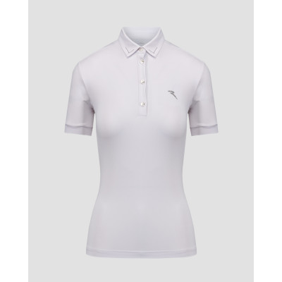 Women’s white polo Chervo Antracite