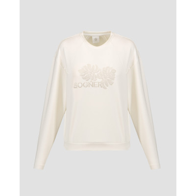 Sweat-shirt blanc pour femmes BOGNER Zuna