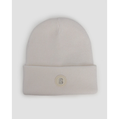 Bonnet en laine blanc pour hommes BOGNER Gustav-2