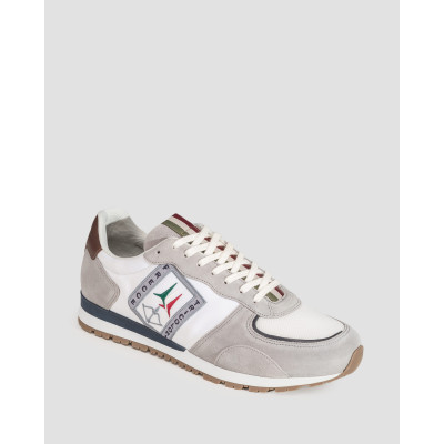 Chaussures en cuir blanc pour hommes Aeronautica Militare