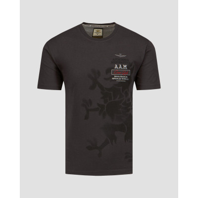 T-shirt graphite pour hommes Aeronautica Militare