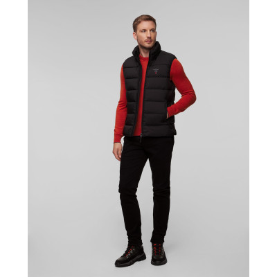 Men's black gilet Aeronautica Militare