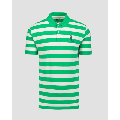 Polo vert et blanc pour hommes Helly Hansen Koster Polo