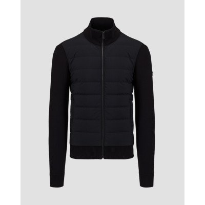 Giacca ibrida nera da uomo Moose Knuckles Kamet Hybrid Jacket