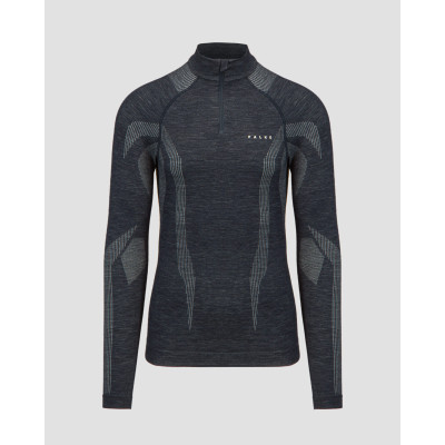 Pánské tričko s dlouhými rukávy z vlny merino Falke Wool-Tech Zip