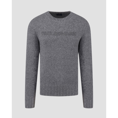 Pull en laine gris pour hommes Paul&Shark Knitted