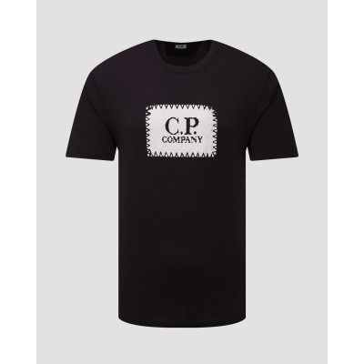 T-shirt nera da uomo C.P. Company