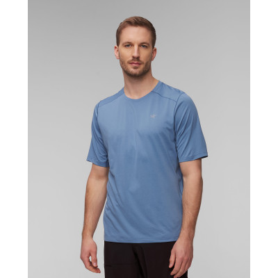 Blue men's technical T-shirt Arcteryx Cormac Crew SS