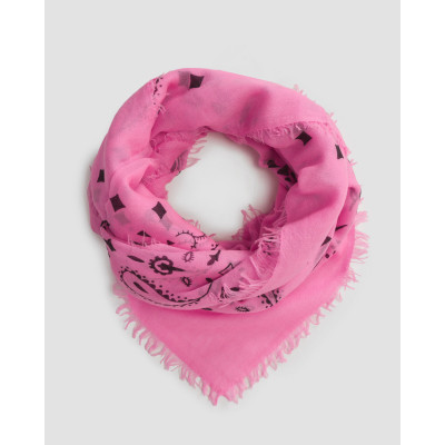 Foulard en cachemire rose pour femmes Kujten Effy