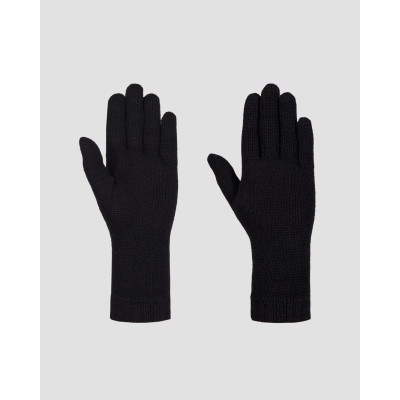 Gants en cachemire noirs pour femmes Johnstons of Elgin