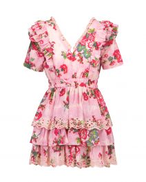 LOVESHACKFANCY Aldina dress D1131786-pink-desert | S'portofino
