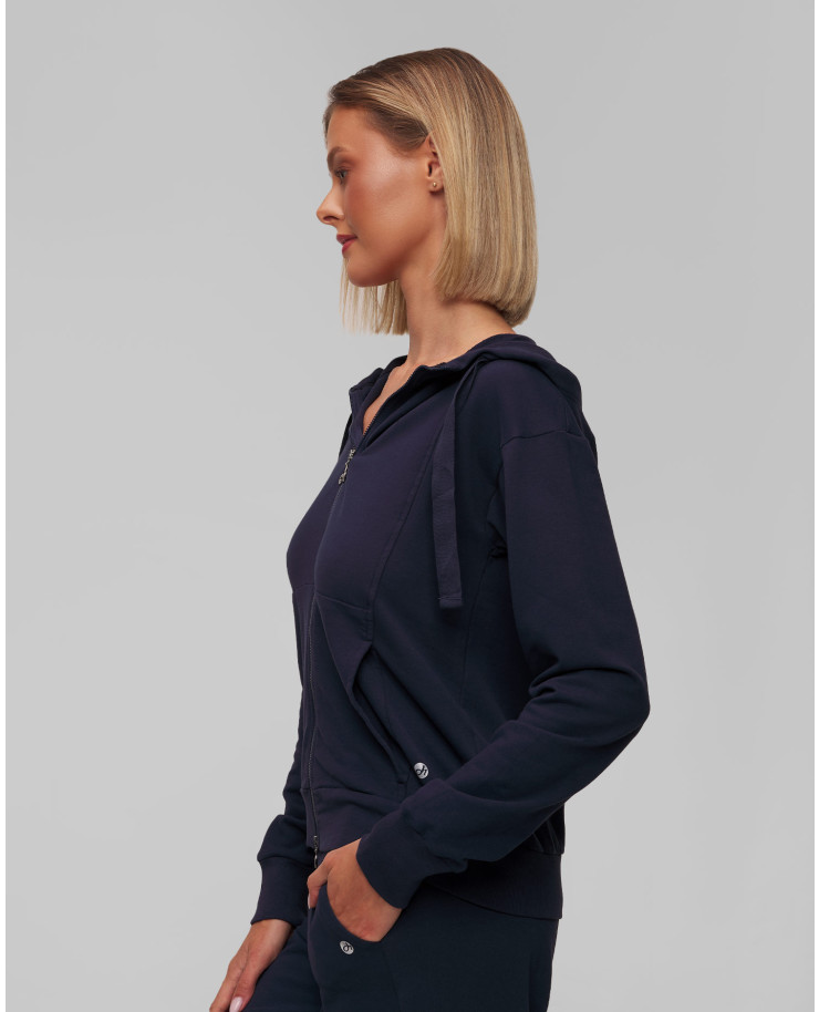 Deha Damen-Sweatshirt mit Reißverschluss in Marineblau