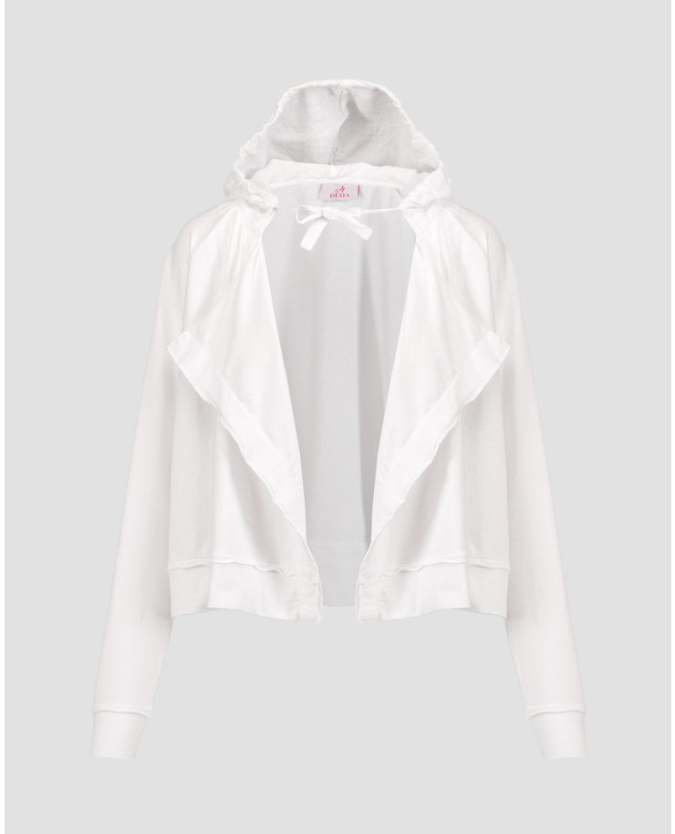 Sweat-shirt blanc pour femmes Deha