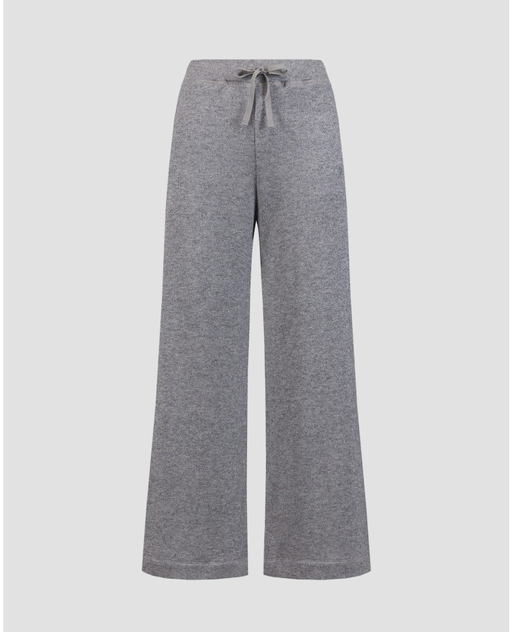 Pantalon tricoté en viscose gris pour femmes Deha