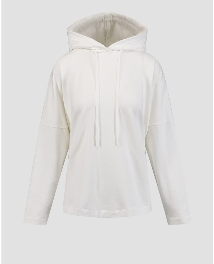 Women's white hooded sweatshirt Deha