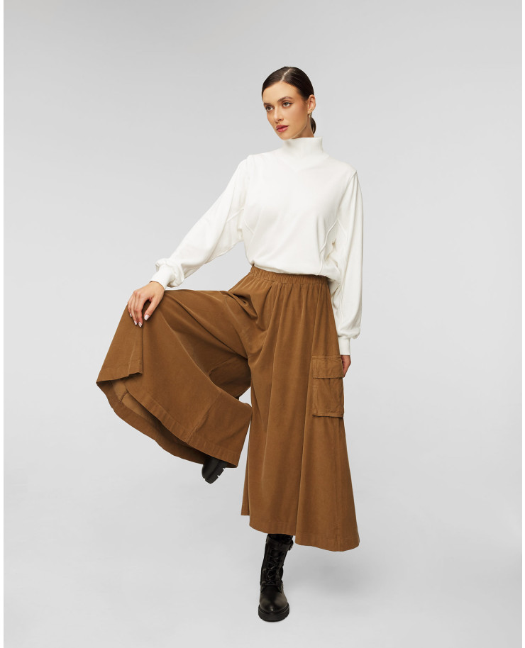 Pantalon culotte en velours côtelé Deha