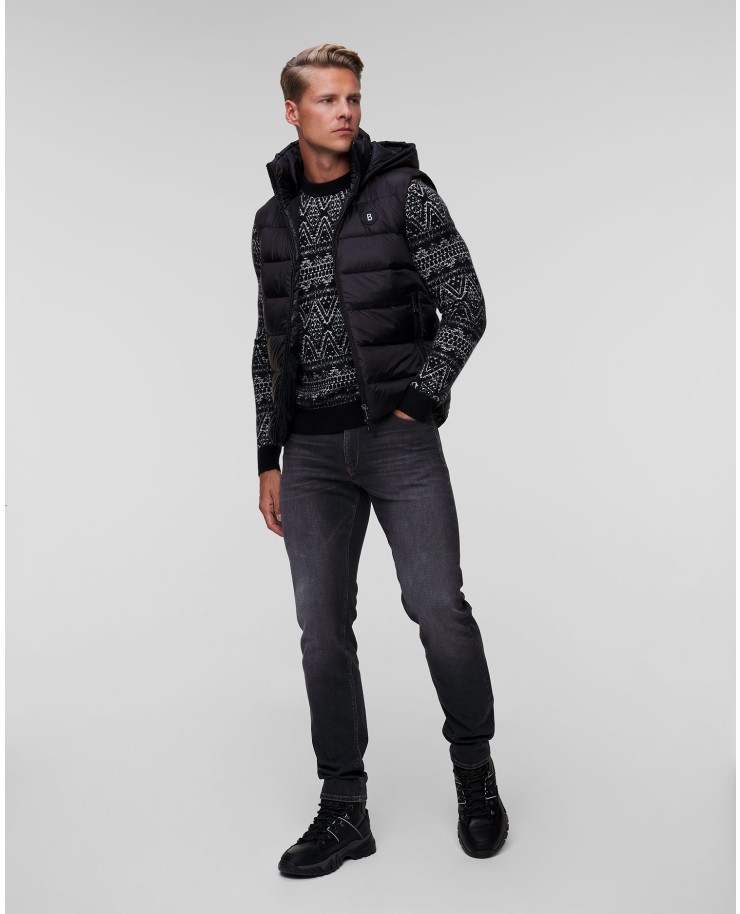 Gilet nero con piumino da uomo BOGNER Holger-D