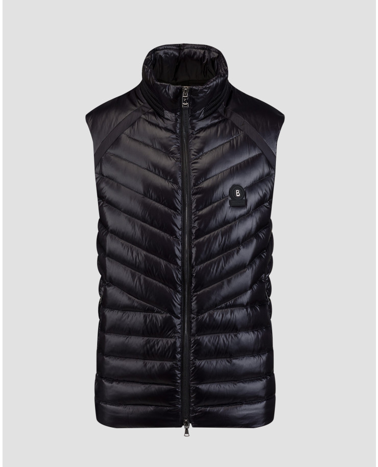 Gilet nero con piumino da uomo BOGNER Lasse-D2