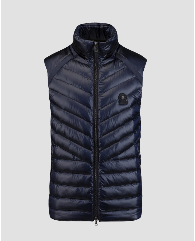 Gilet en duvet bleu marine pour hommes BOGNER Lasse-D2