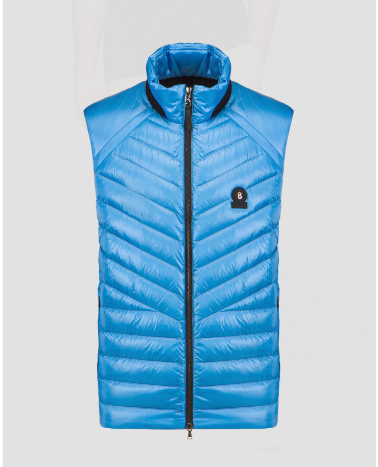 Men's blue down gilet BOGNER Lasse-D2