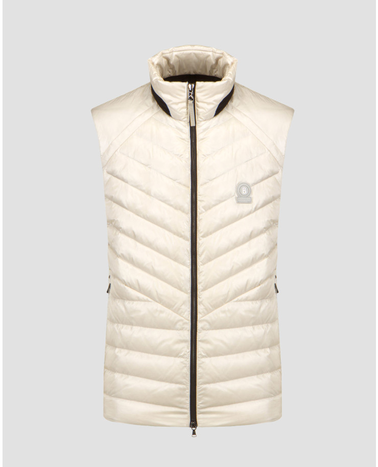 Gilet en duvet blanc pour hommes BOGNER Lasse-D2