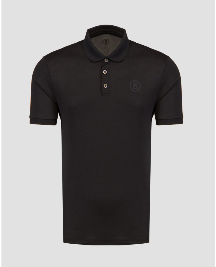 Men’s black polo BOGNER Daniel-1