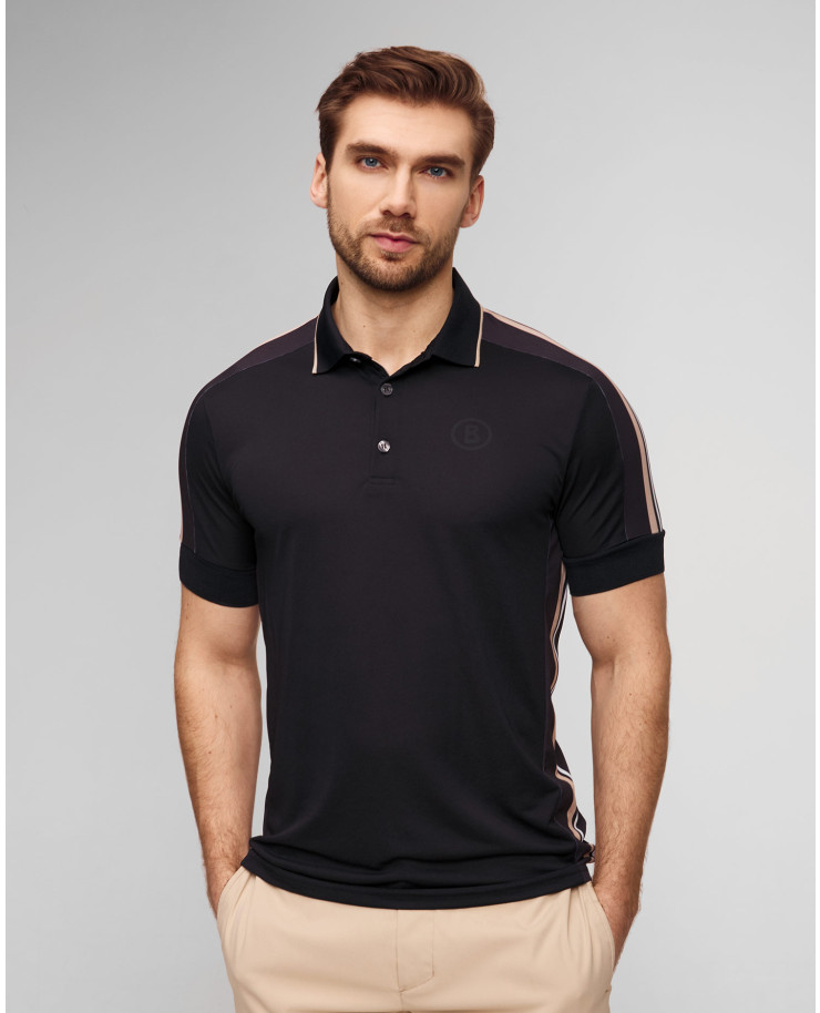 Tricou polo negru pentru bărbați BOGNER Claudius