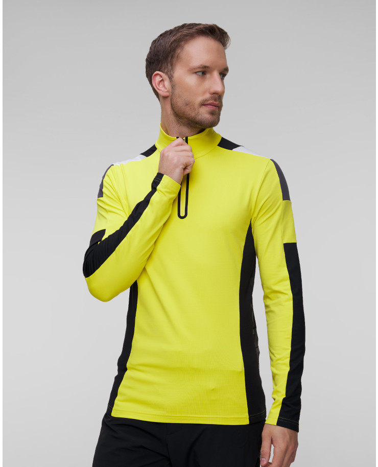 Col roulé de ski jaune pour hommes BOGNER Mica 2