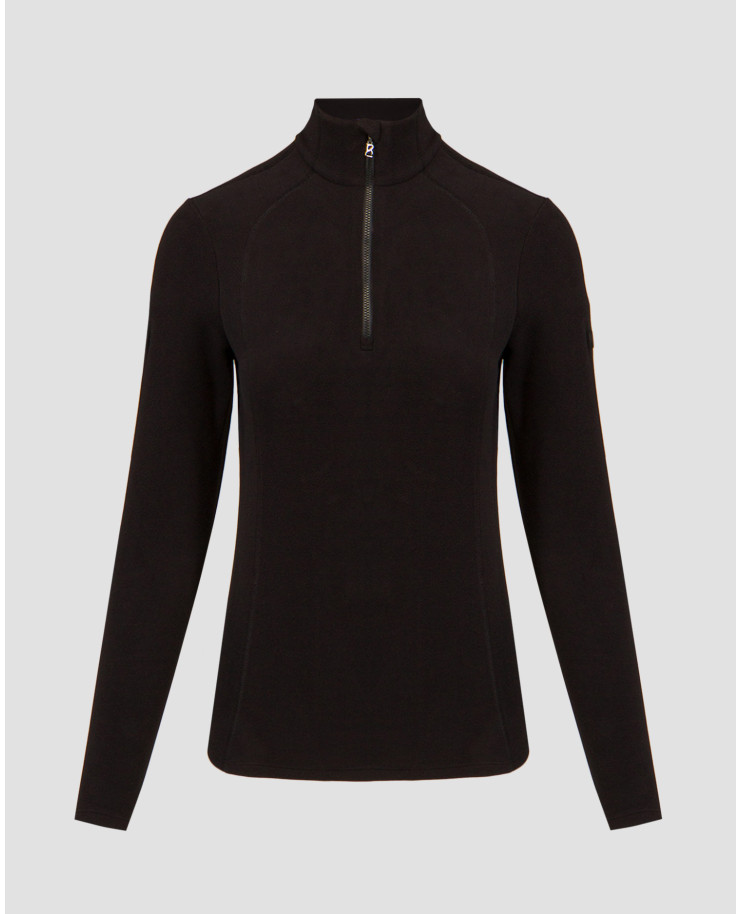 BOGNER Medita Schwarzer Fleece-Ski-Rollkragenpullover für Damen