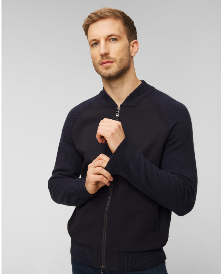 Pull déboutonné en laine et cachemire pour homme BOGNER Dinoux