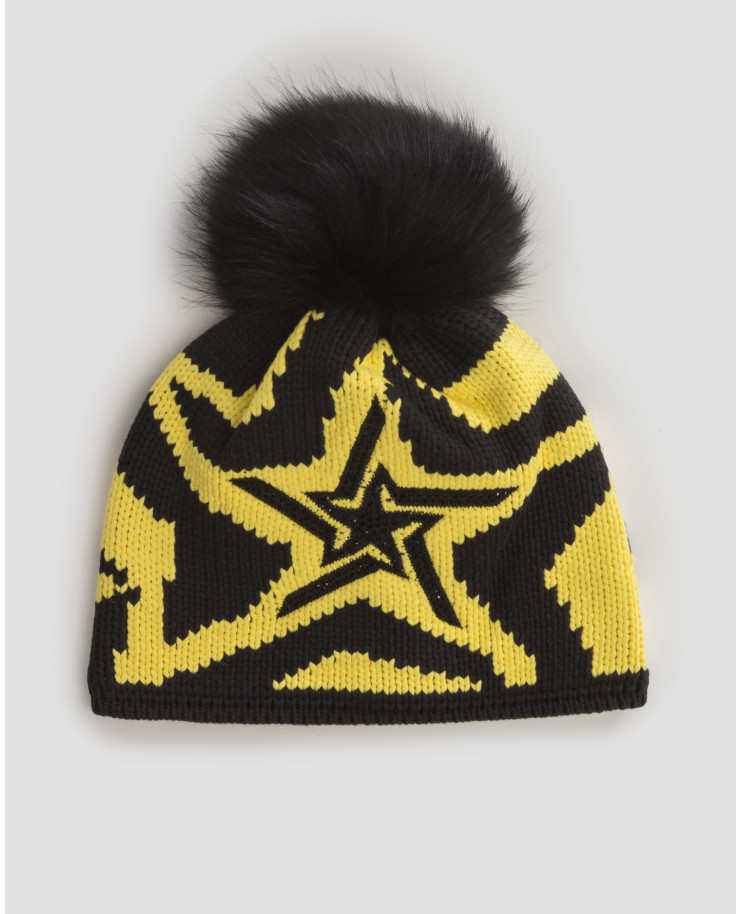 Women's winter beanie with fur pompon Sportalm