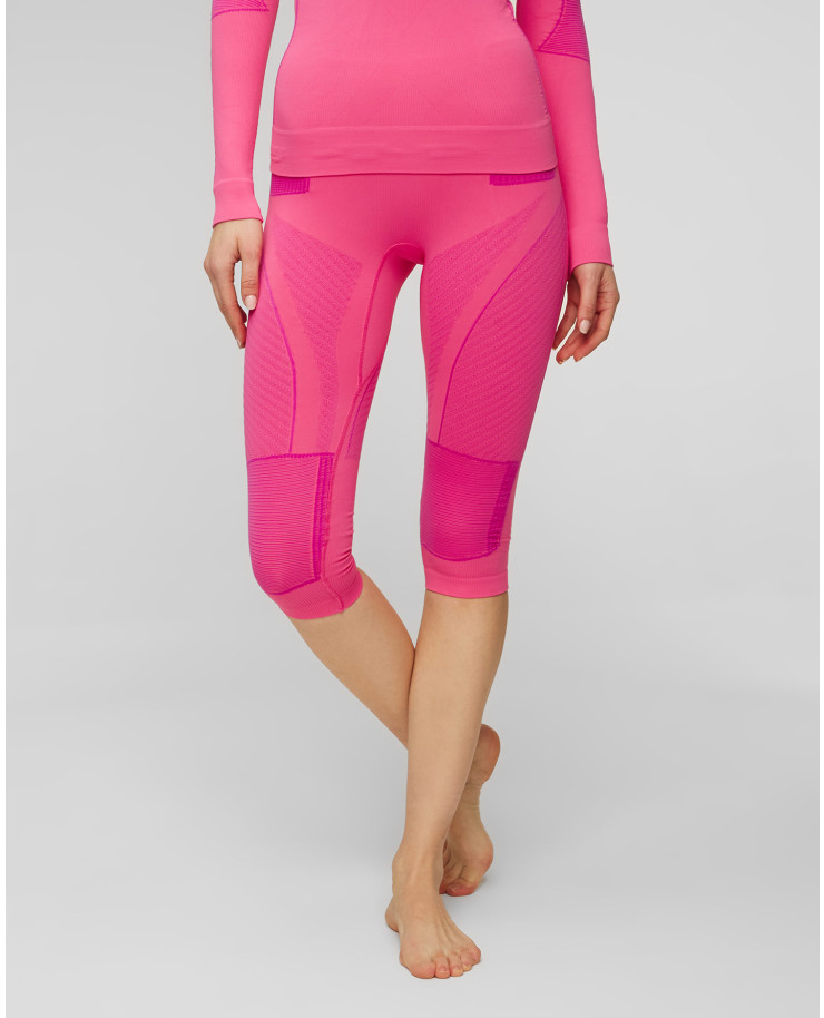 Leggings 3/4 thermoactifs roses pour femmes X-Bionic Energy Accumulator 4.0