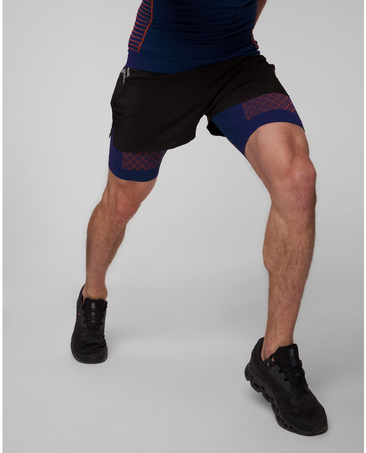 Pantaloncini da corsa da uomo X-Bionic Twyce Race 2in1 Shorts