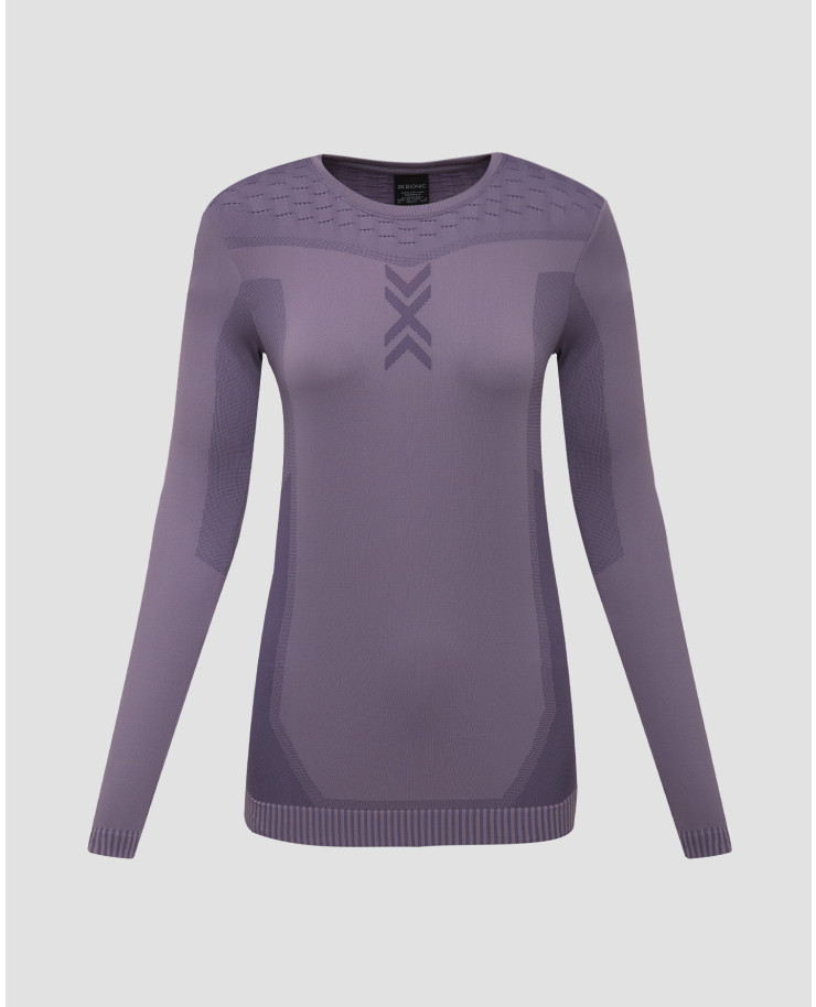 Tricou gri cu mânecă lungă pentru femei X-Bionic X-Ential Shirt LS