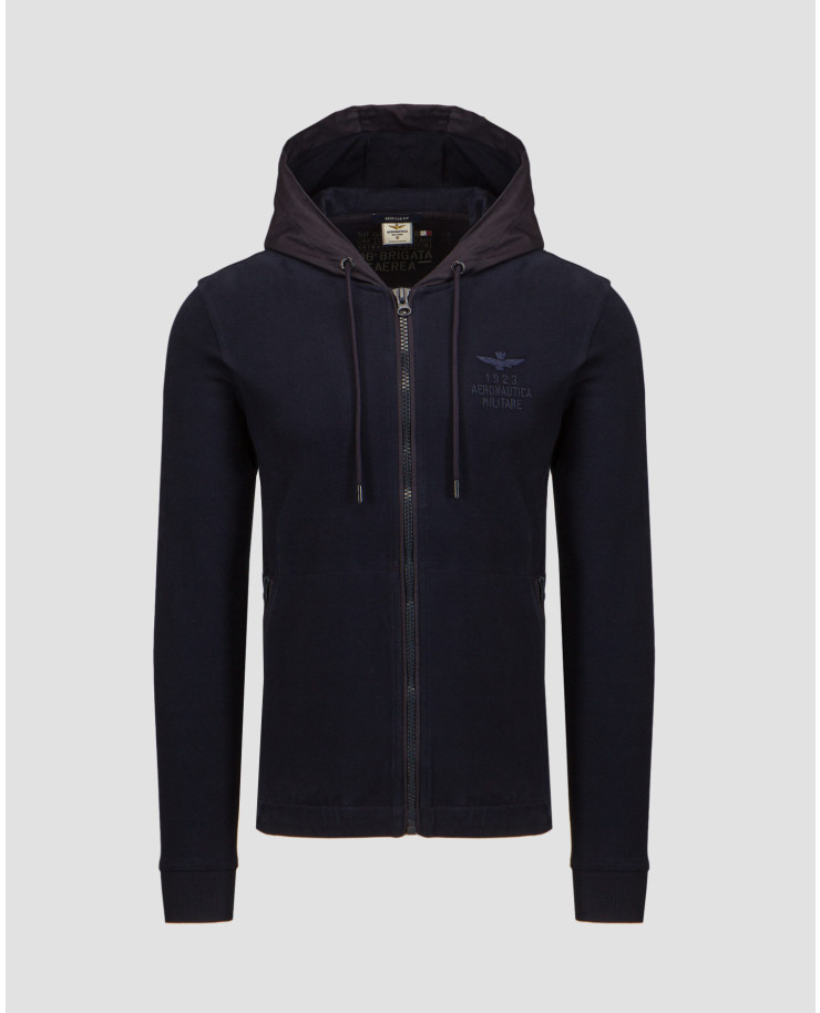 Men’s hoodie Aeronautica Militare Navy blue