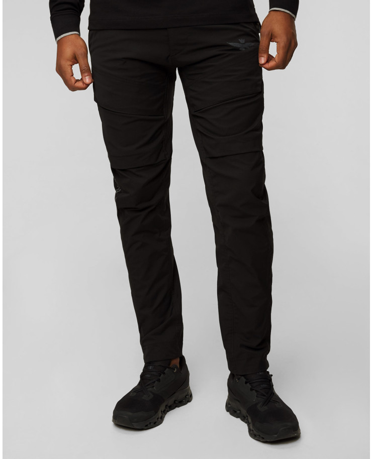 Men's black trousers Aeronautica Militare