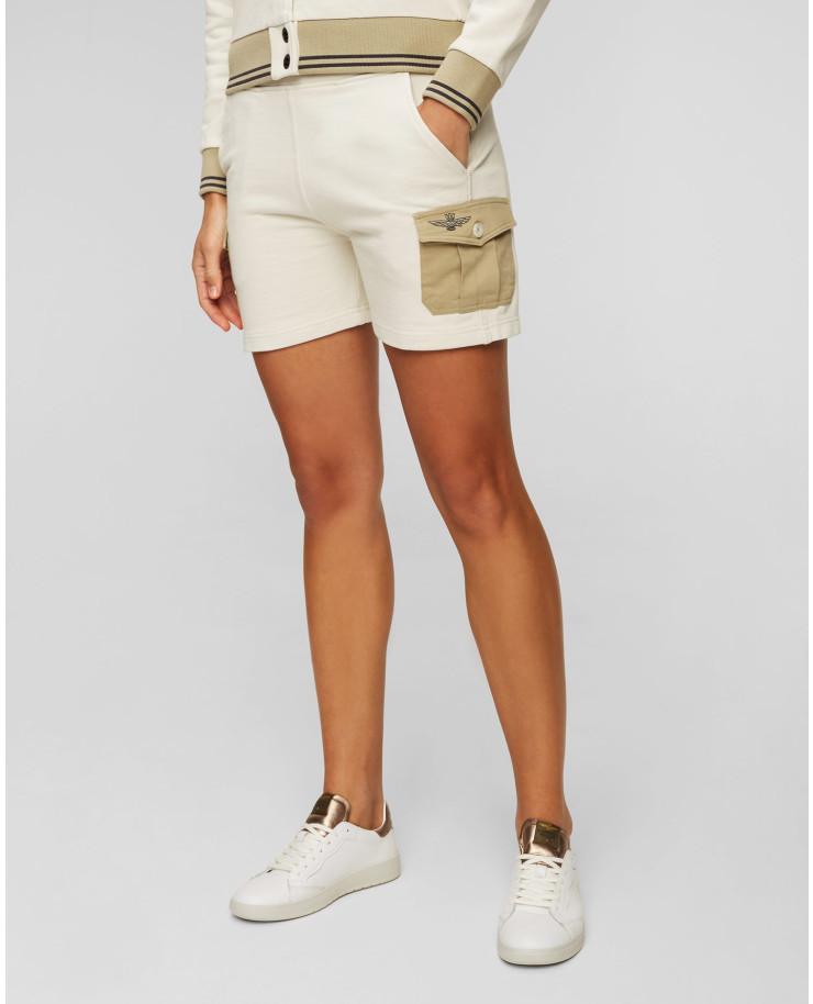 Aeronautica Militare Damenshorts in Beige