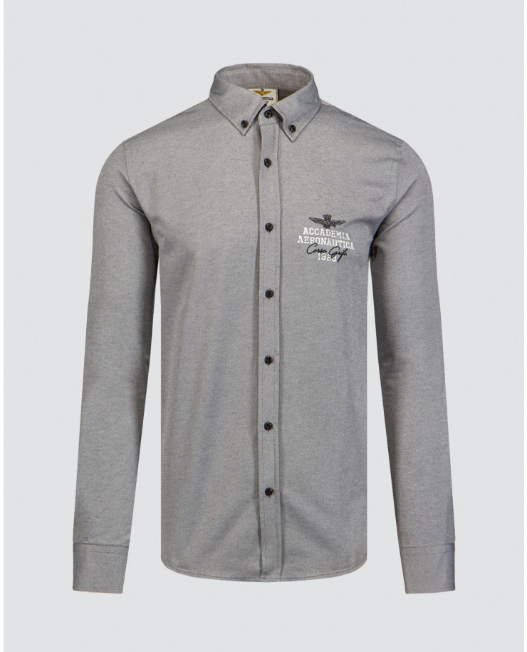 Men's grey shirt Aeronautica Militare