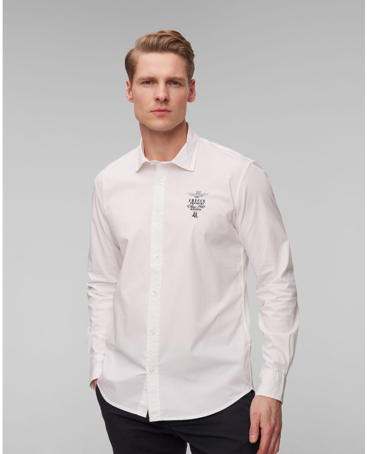 White men's shirt Aeronautica Militare